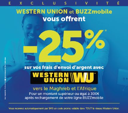 BUZZmobile s'associe avec Western Union