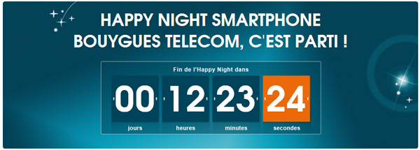 Bouygues Telecom casse les prix avec sa 1ère Happy Night Smartphone