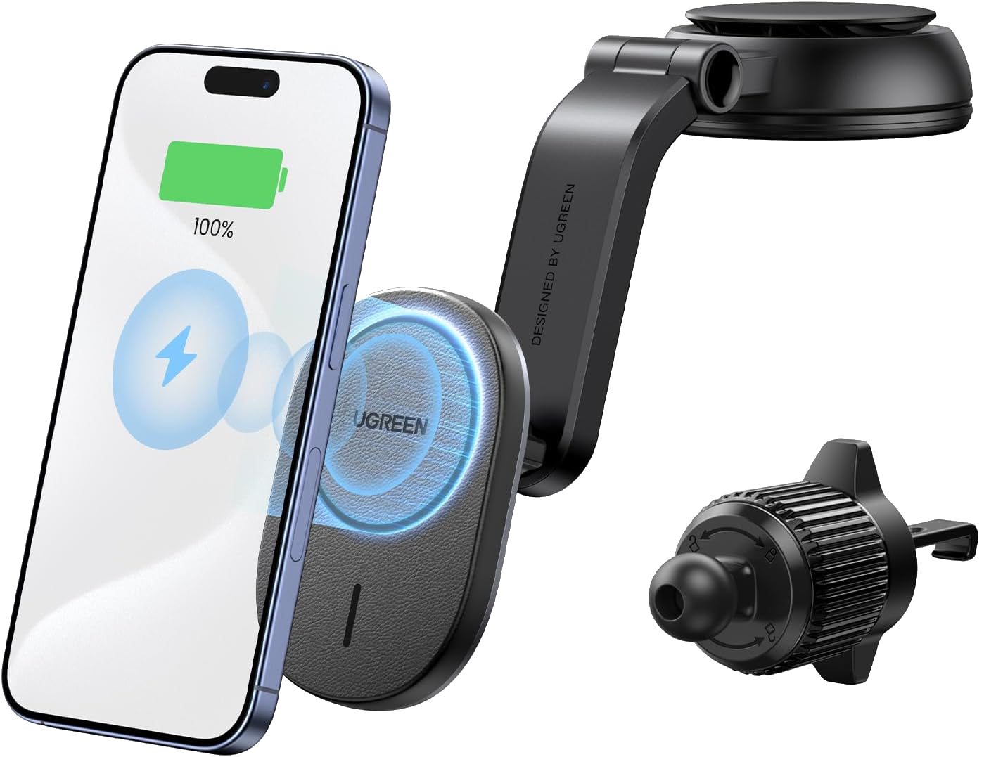 Supportà induction pour smartphone en voiture de la marque Ugreen