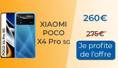Xiaomi Poco X4 Pro 5G en promotion