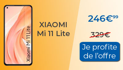 Xiaomi Mi 11 Lite en promo chez Rakuten
