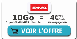 Forfait Syma 10Go