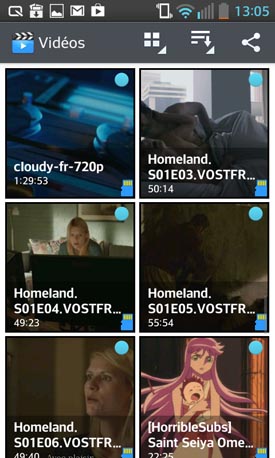 LG Optimus L5 II : vidéos