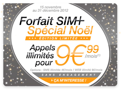 SIM+ lance un forfait illimité à 9,99€ sans SMS ni Internet