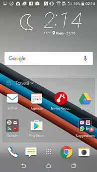 HTC Desire 530 : bureau