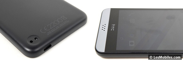 HTC Desire 530 : dragone, microUSB et haut-parleur