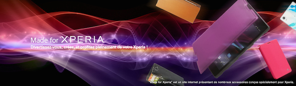 Sony Mobile ouvre son site d'accessoires « Made for Xperia » mais ne se mouille pas trop !
