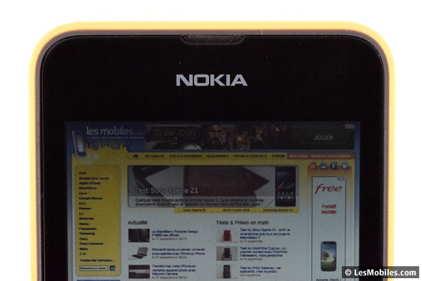 Nokia Lumia 530 : écran