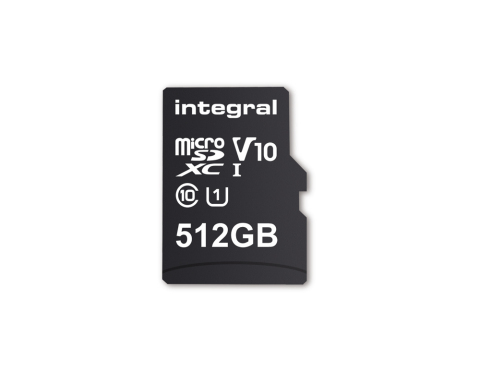 Integral présente une carte MicroSDXC de 512 Go