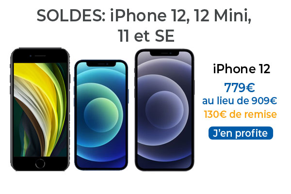 Soldes Smartphones : les iPhone d’Apple en promotion