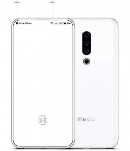 Meizu 16S : un trou dans l’écran pour la webcam et un triple capteur photo ?