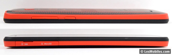 Alcatel OneTouch GO Play : gauche / droite