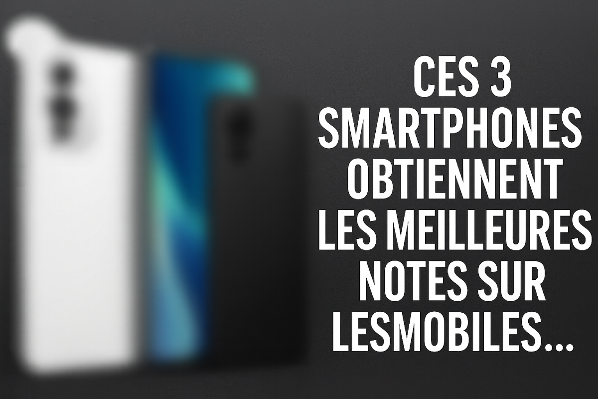 Les 3 smartphones du top LesMobiles