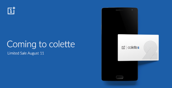 Le OnePlus 2 en exclusivité et sans invitation chez Colette à Paris