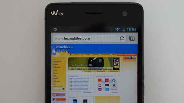 Wiko Highway : écran