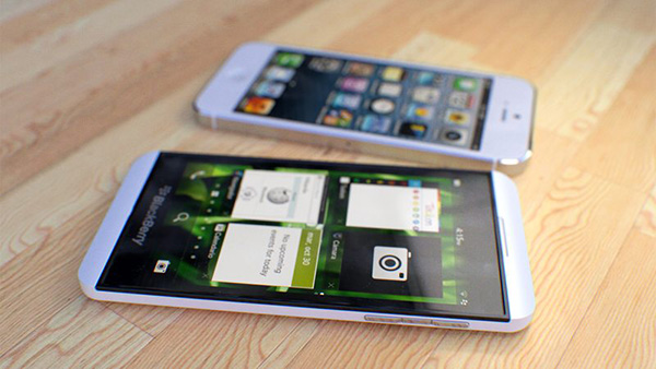 Rendu du BlackBerry Z10 réalisé par un fan