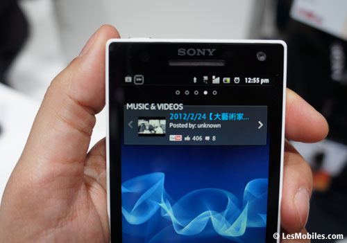 Sony Xperia S photos mobile world congress