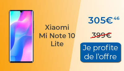 Le Xiaomi Mi Note 10 Lite est en promotion