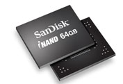 SanDisk : mémoires Flash de 64 Go pour mobiles
