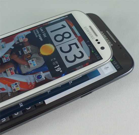 Samsung Galaxy Note 2 : comparatif Samaung Galaxy S3