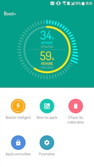 HTC Desire interface