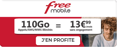 Forfait Free 110 Go à 13.99?