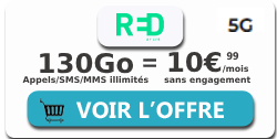 promo forfait RED 130Go