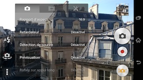 Xperia Z3 interface photo