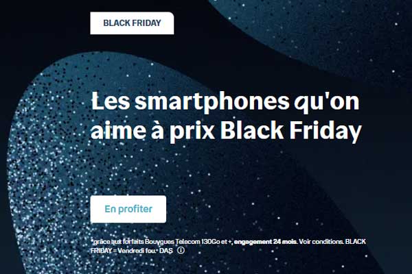 Black Friday : Jusqu'à -150€ de remise immédiate sur le smartphone de vos rêves !