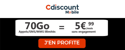 Forfait Cdiscount 70Go