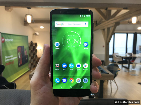 Le Motorola Moto G6 est disponible