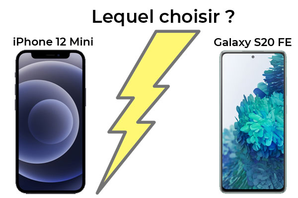 iPhone 12 mini contre Samsung Galaxy S20 FE, lequel est le meilleur ?