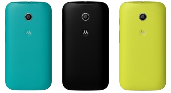 Motorola Moto E : coloris