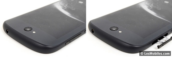 YotaPhone 2 : tiroir nanoSIM