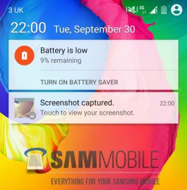 Voici à quoi ressemble l'interface TouchWiz quand elle habille Android L