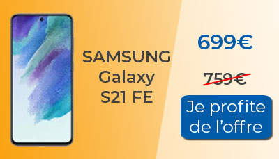 Le Samsung Galaxy S21 FE est en promotion