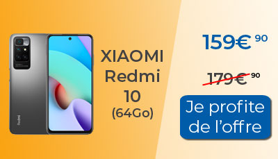 Le Xiaomi Redmi 10 à 159e seulement