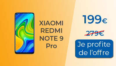 Amazon Prime Dayx : Xiaomi Redmi Note 9 Pro en promo