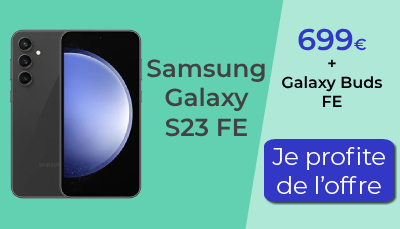 Le Samsung Galaxy S23 FE sur le site Samsung est arrivé !