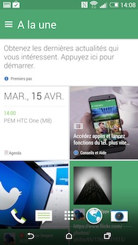 HTC One (M8) Blinkfeed