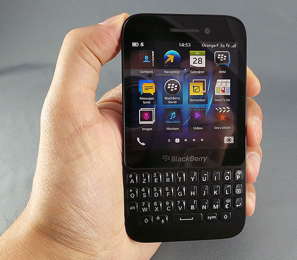 BlackBerry Q5 : l?écran