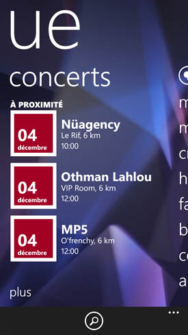 Nokia Lumia 1520 : musique