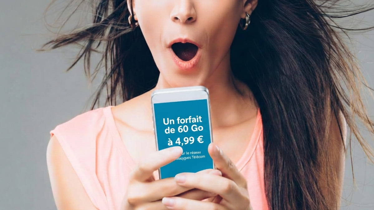 Un nouveau forfait 60Go pour 4,99 € par mois