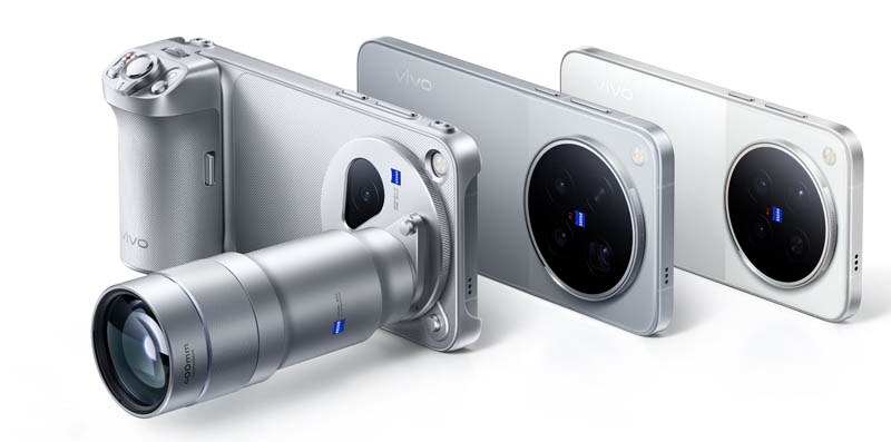Vivo X500 Pro Max avec son téléconvertisseur