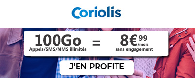 promo 100Go Coriolis