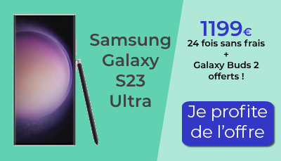 Le Samsung Galaxy S23 Ultra avec une offre excellente pour les fêtes chez Samsung