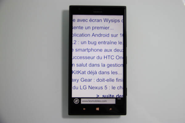 Nokia Lumia 1520 : écran