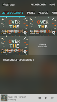 Samsung présente sa nouvelle application musicale