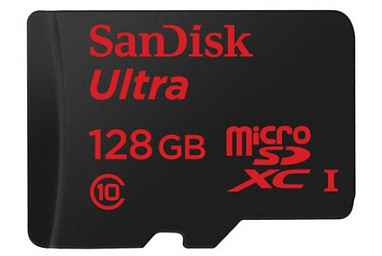 Sandisk présente une carte microSDXC de 128 Go (MWC 2014)