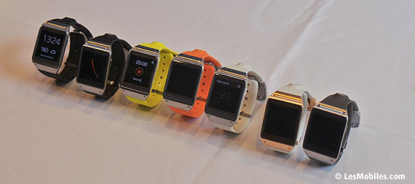 Toute une gamme de Samsung Galaxy Gear à venir